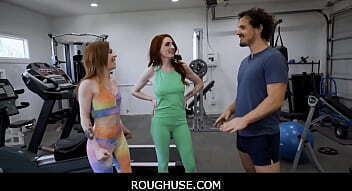RoughUse - FreeUse Teen Is An Anytime Sex Object For Personal Trainer - Madi Collins, Aria Carson, Robby Echo