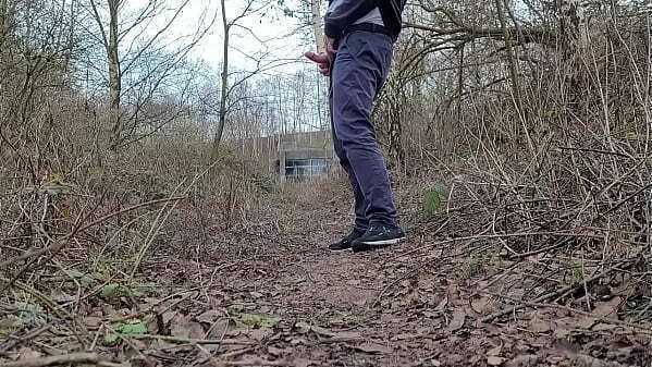 Slow Wank Near Roadside