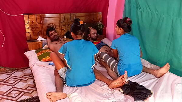 Lucky fucking teens guys foursome fucks