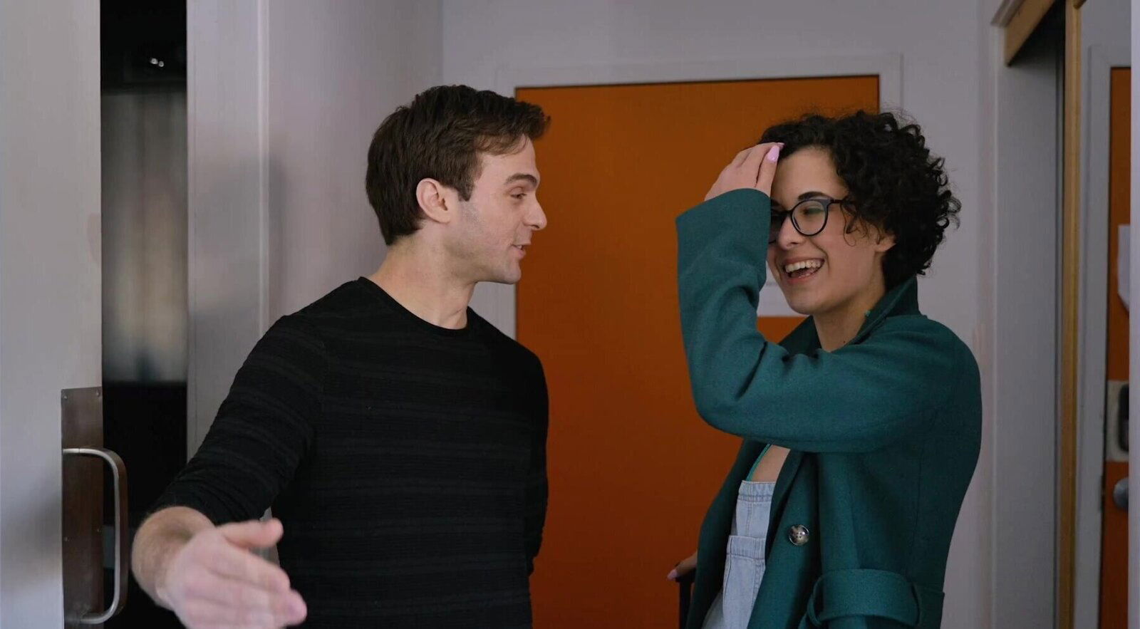 Curly haired neighbor Victoria Brennan comes over deep