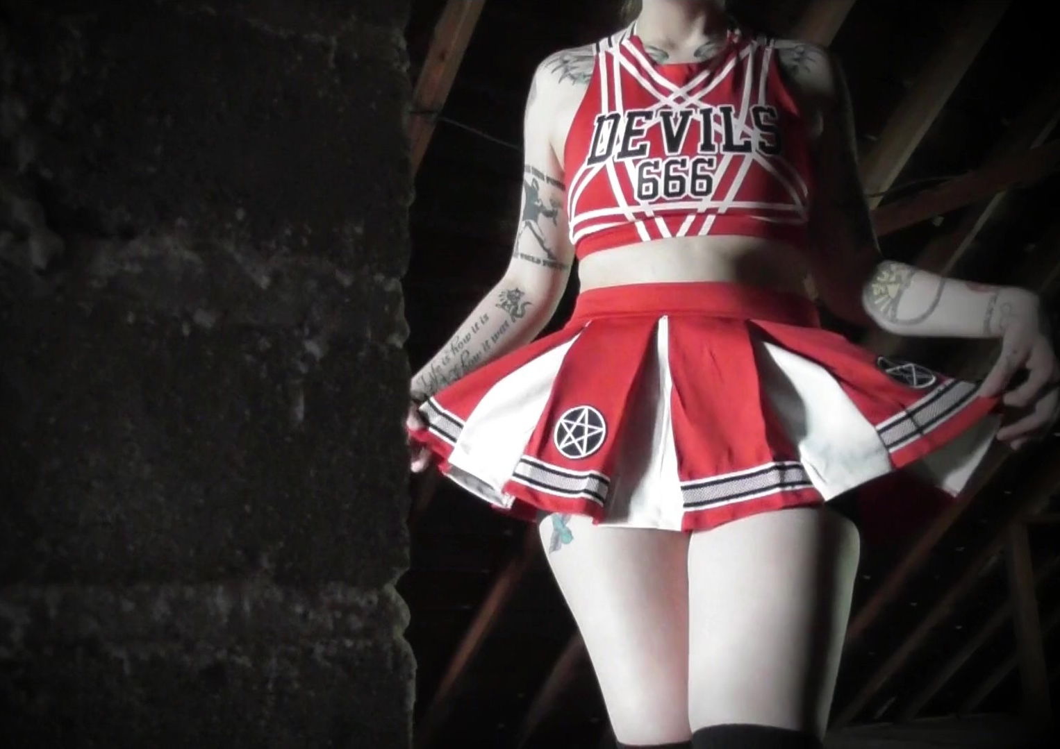 Huge Natural Seductive Tight Holes That's What Chubby Cheerleader Offer