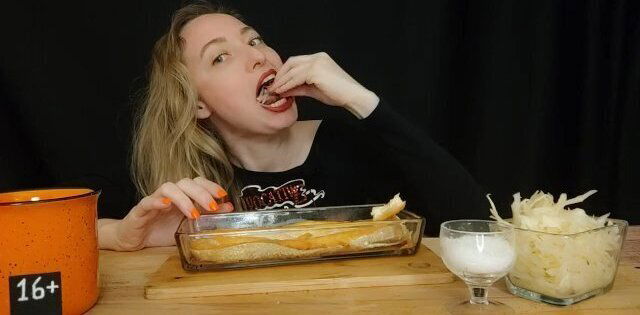 эротичная сёмга асмр мукбанг