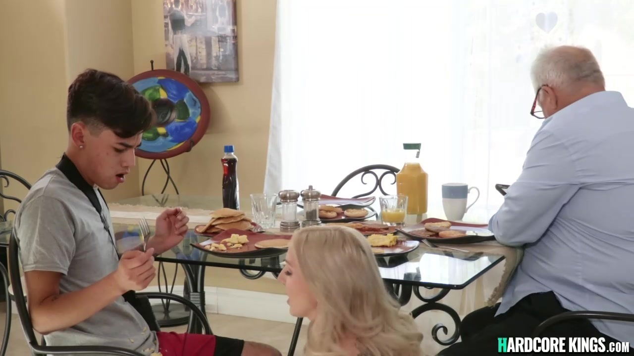 Stepson fucks knockers blond hair stepmom