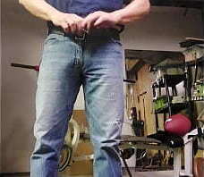 Coach takes a few minutes in weight area