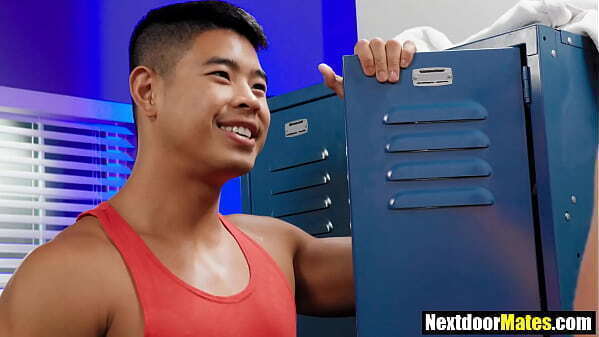 Asian jock fucked friend