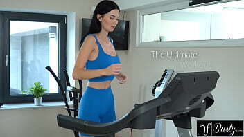 Busty Simon Kitty gets ultimate workout session treadmill with boyfriend- S17:E5