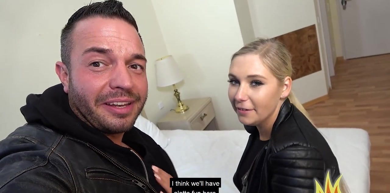 Lena Nitro wearing stockings moans while being fucked doggy