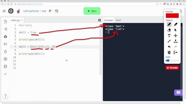 Python Variable step step