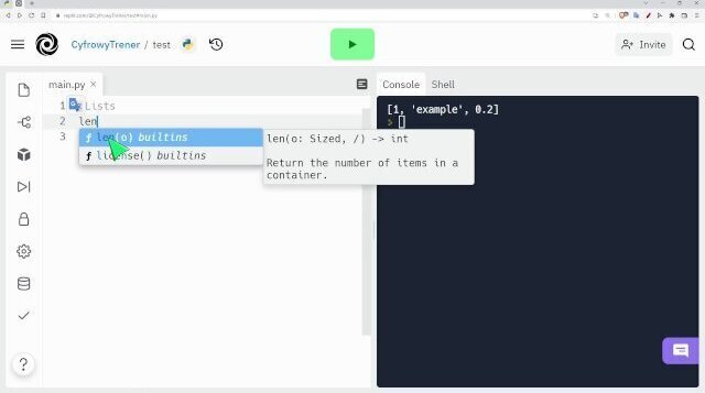 Python Lists step step
