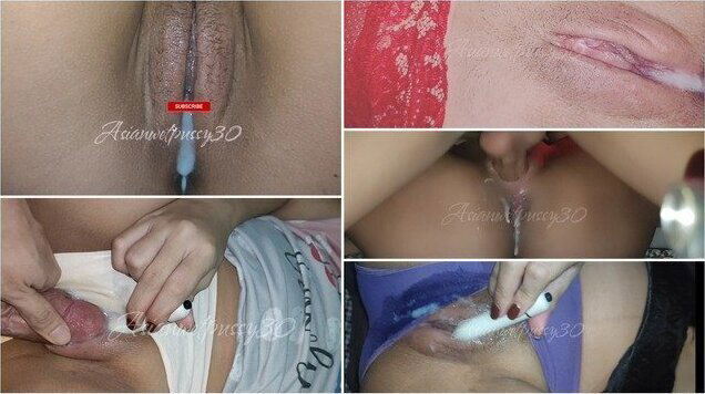 Asianwetpussy30 cum! Warning Overflowing creampie compilation