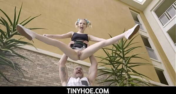 TinyHoe- Tiny Blonde Teen Fucked Coach Spot Team Lovelock