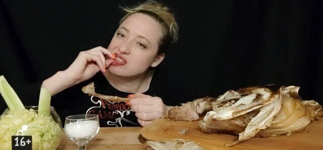 SEDUCE RELAX: carp head boiled ASMR MUKBANG