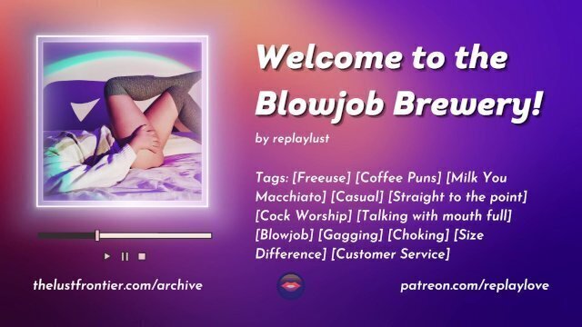 your sucked while coffee