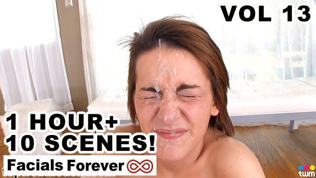 Facials Forever Compilation Facials from Models Over Hour Volume