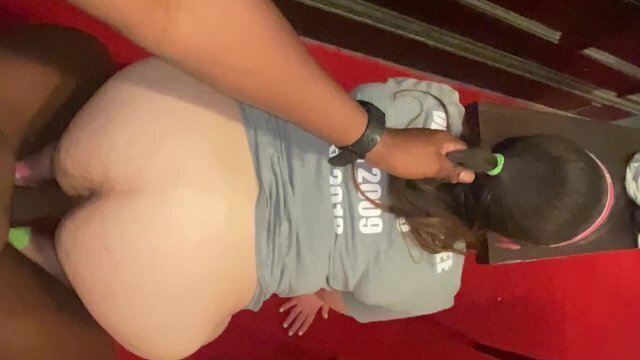 Sunday School Black Teen Fucks Preacher’s Daughter Church! Backshots ALTER😱