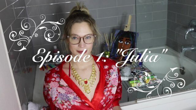 Paint Hub: Episode Julia Roxanna Redfoot paints portrait topless tub!