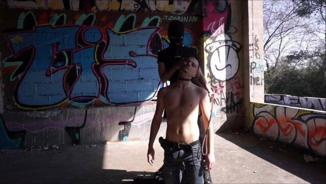 AESTHETIC TEEN trample, kick, slap and spits her slave