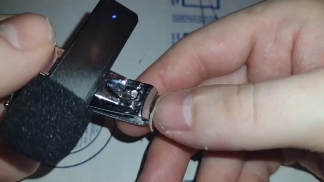 Clipping fingernails while trying those noises