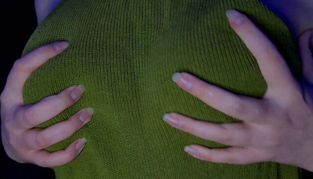 SEXUALLY PLAYING THROUGH KNITTED