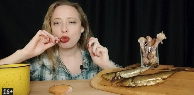 SEDUCE RELAX: smoked chicken, bones fish ASMR MUKBANG