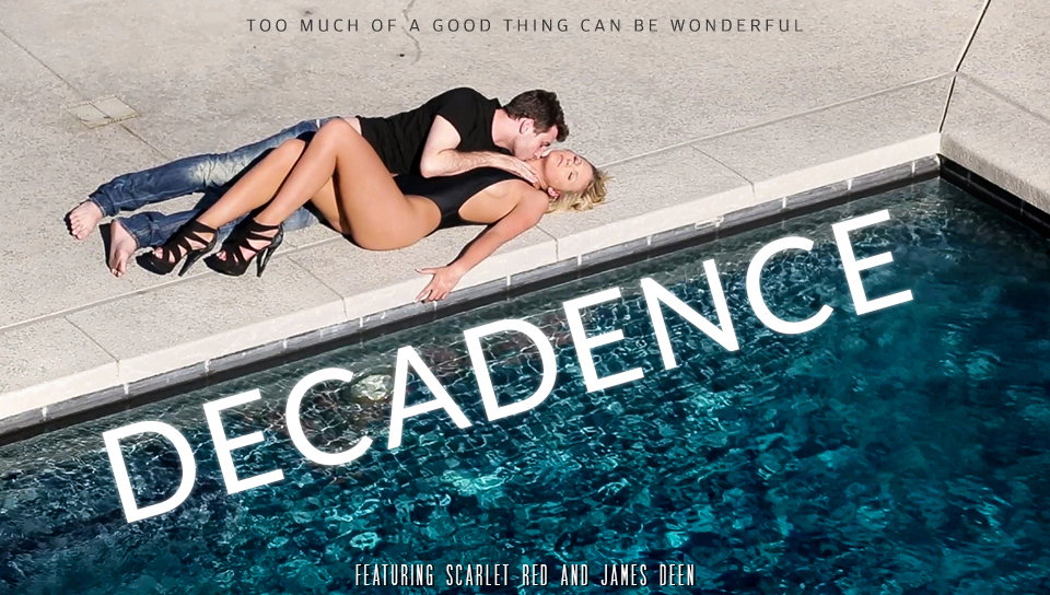 Scarlet Red & James Deen in Decadence Video