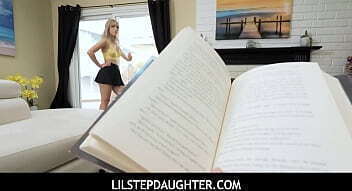 LilStepDaughter stepdaughter Jamie Jett blows hard
