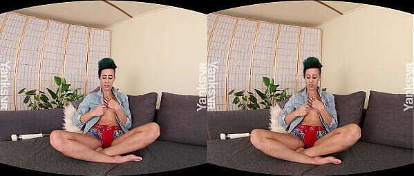 Yanks Green Haired Andre Shakti Masturbating