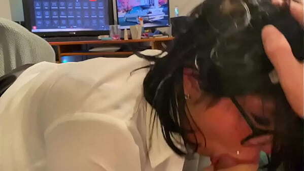 shoving dick teacher'_s mouth house whore