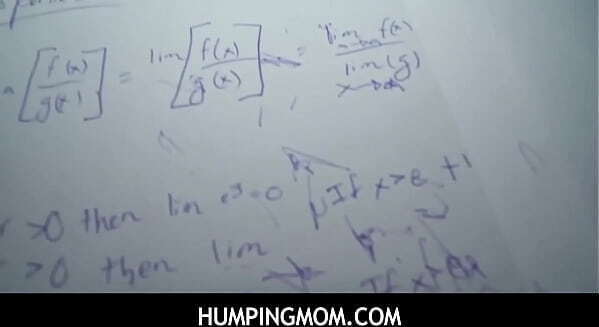 HumpingMom Tattooed stepmom notices stepson Johnny having trouble focusing studying exam, when catches masturbating