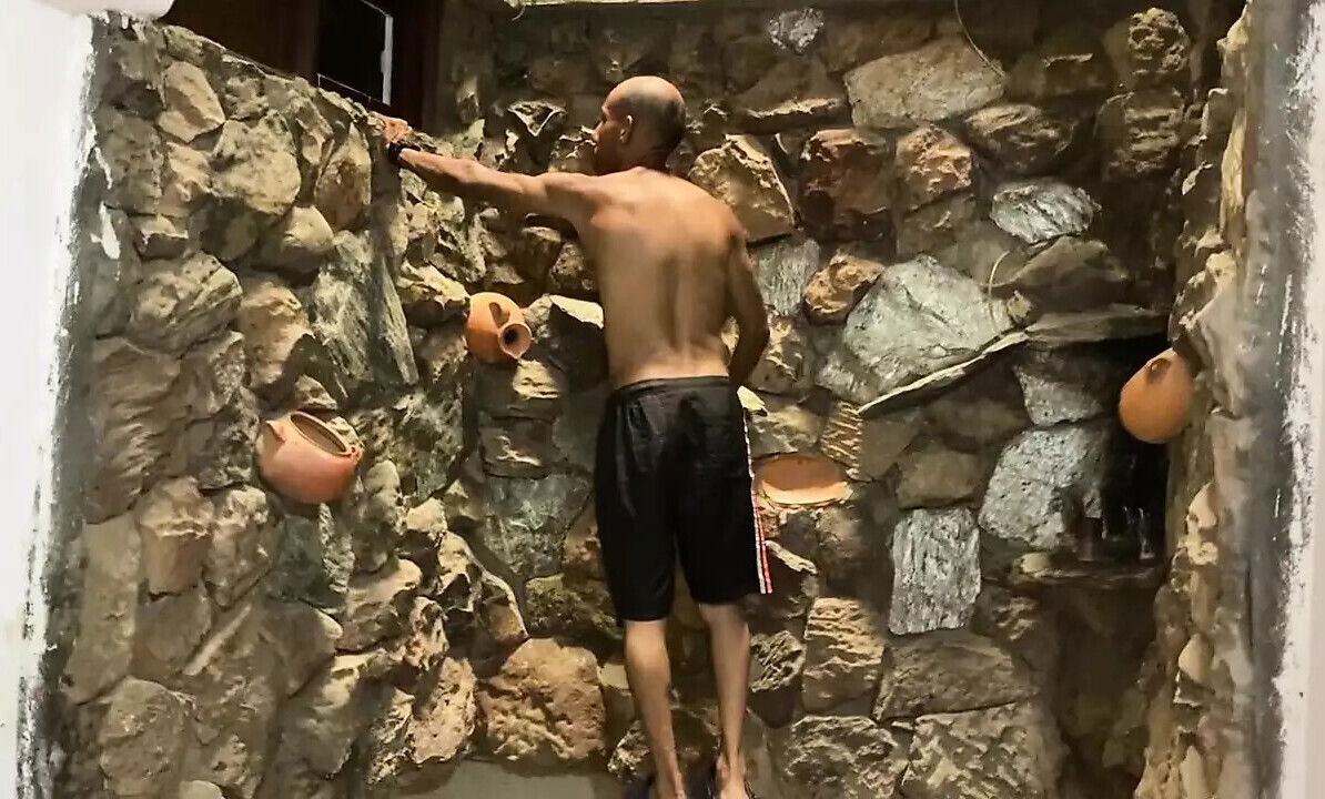 fuck mother-in-law from both sides until make mouth