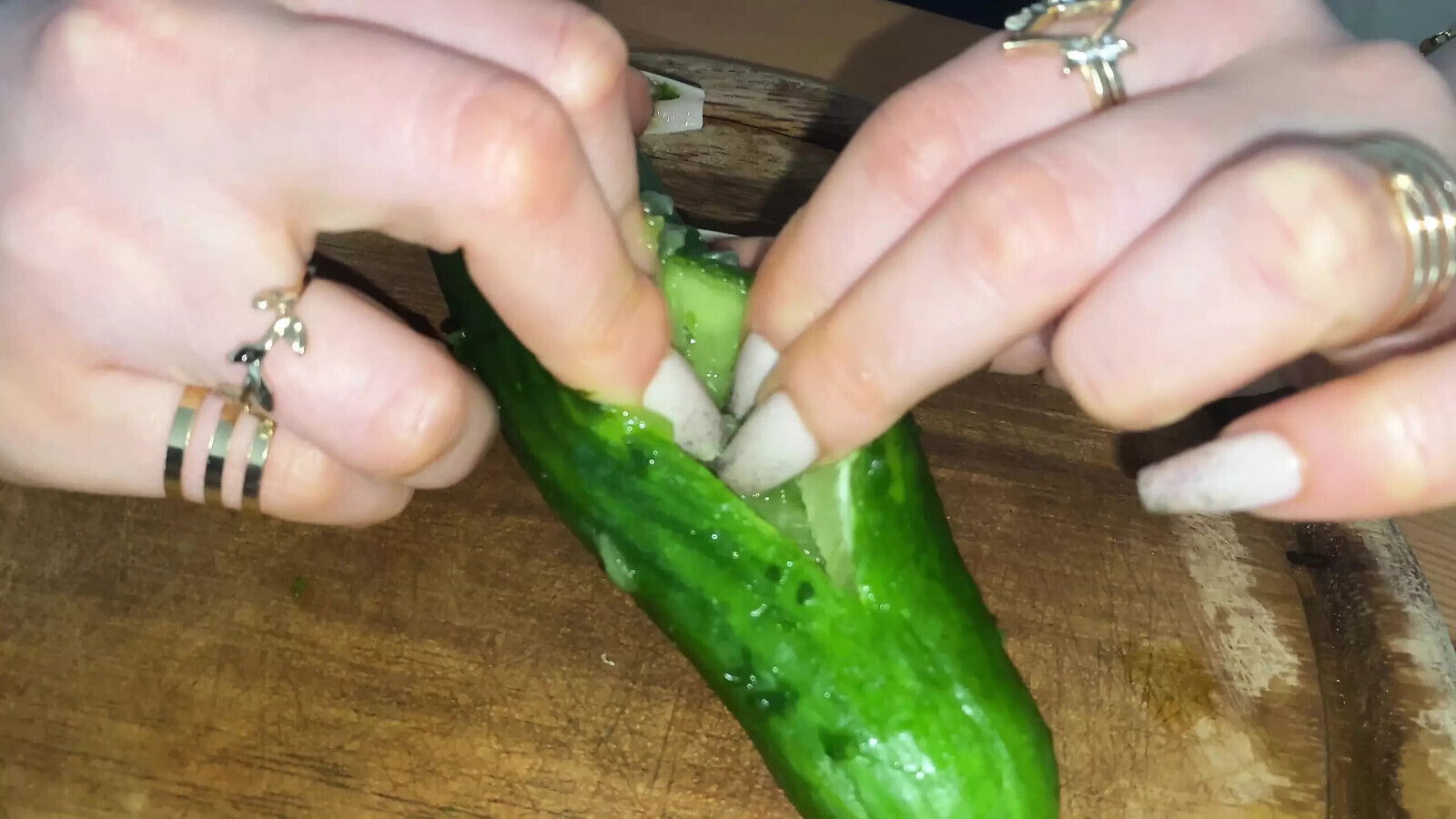 Long Nails Fruits Massacre Part MyNastyFantasy