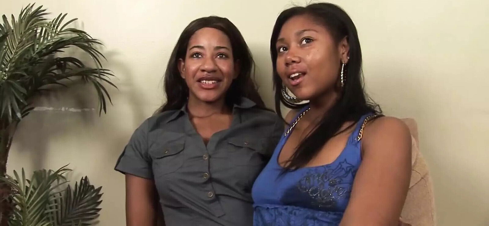 Amazing German ebony chicks playing with each other