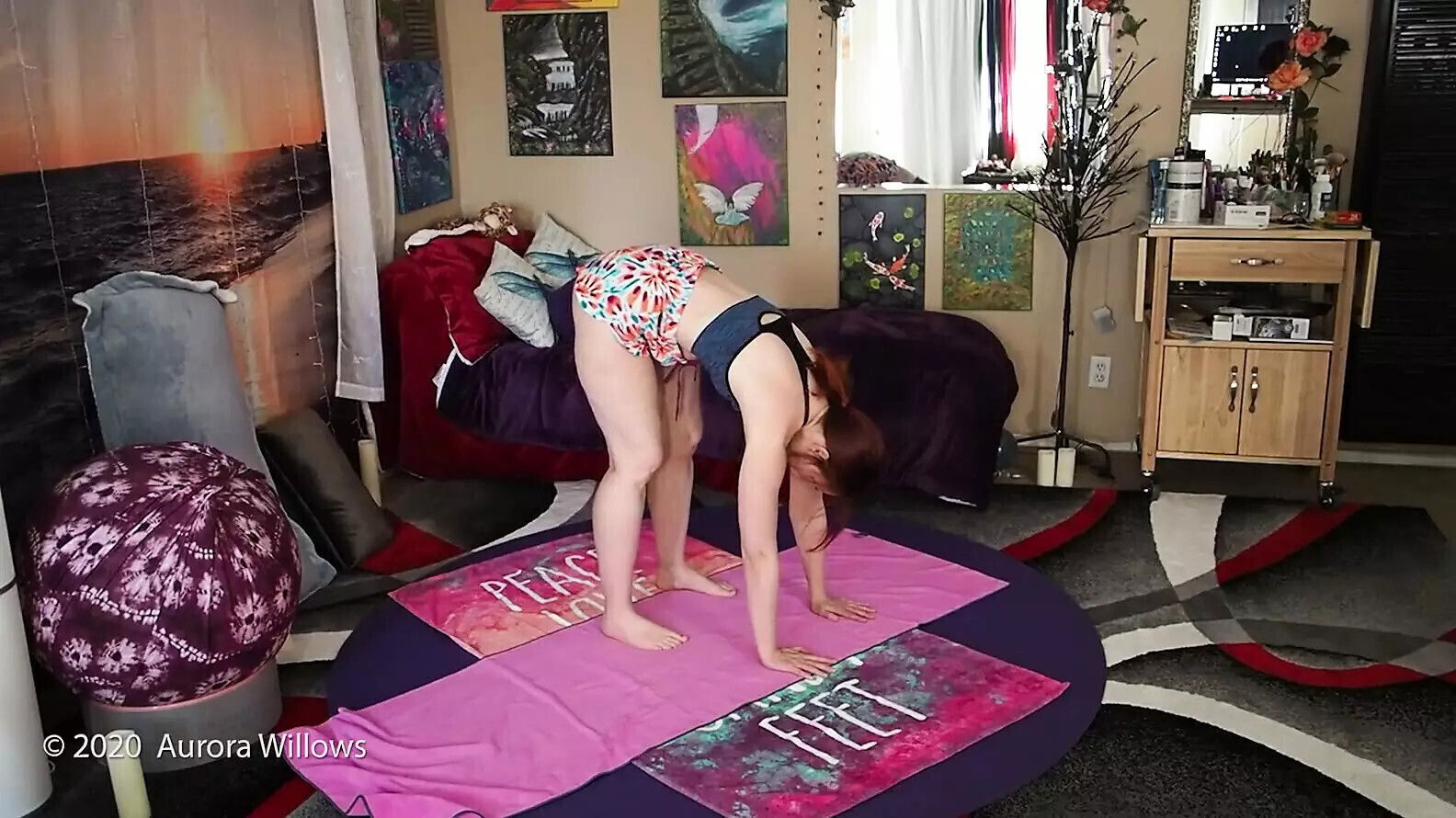 Core, inner hamstring stretches today