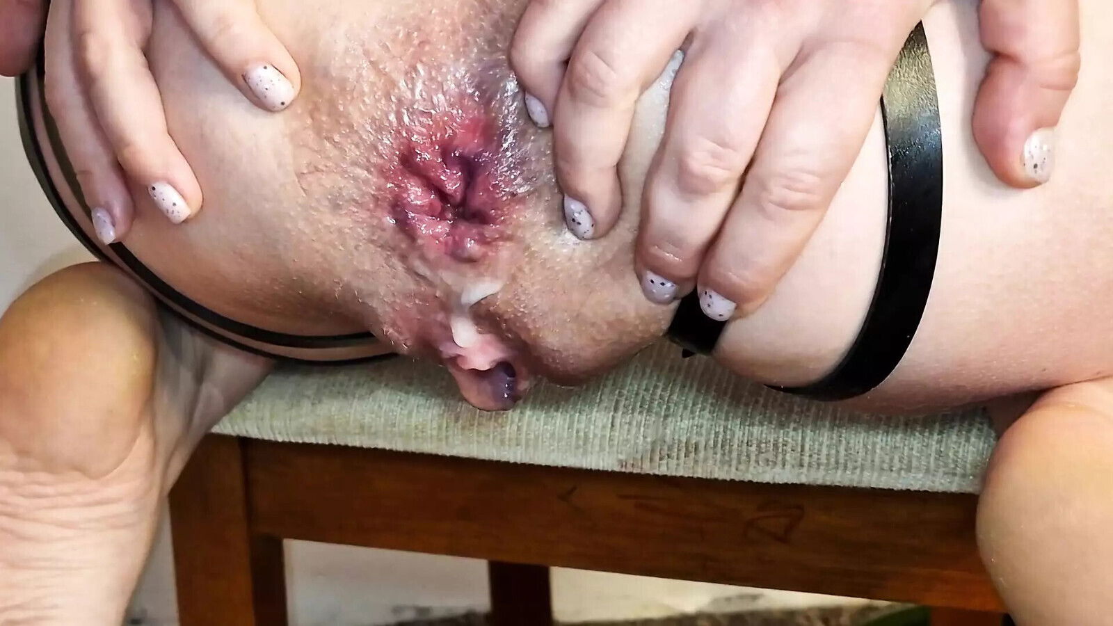 Fuck zucchini. sex. Double penetration creampie. Everything wanted.