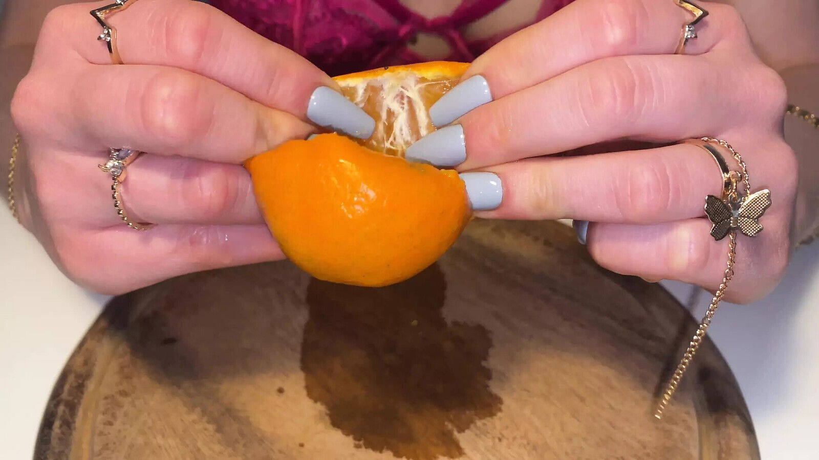 Long Nails Fruits Massacre Part MyNastyFantasy