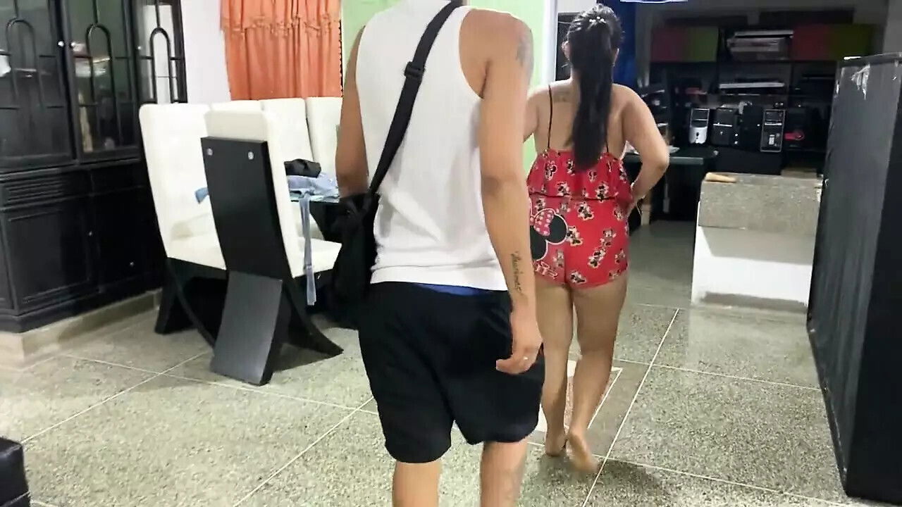 while cleaning stepfather arrives wants fuck pussy tiredness before mother arrives