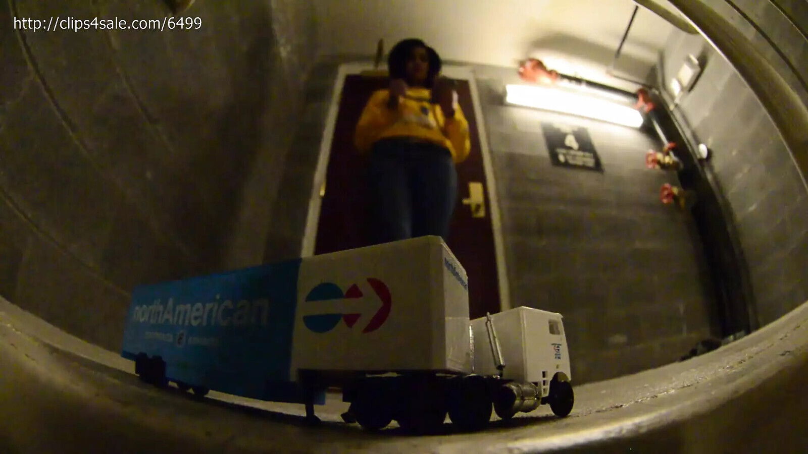 Country Bombshell CRUSHES tiny truck