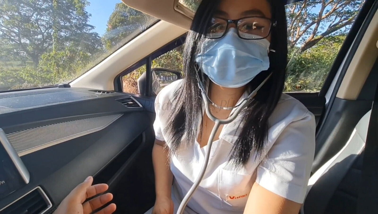 Pinay nurse girl fucked Public Road inside car, Pinick nurse libreng kantot para libreng sakay