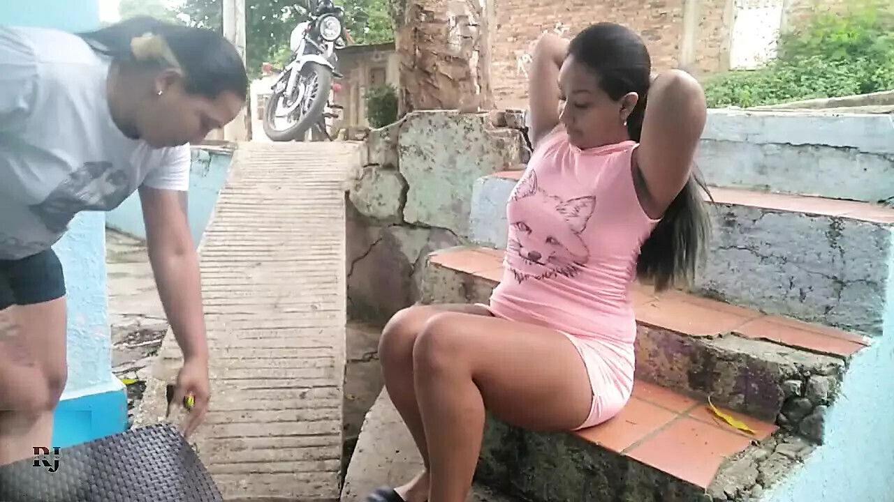 give rich ahead outside house