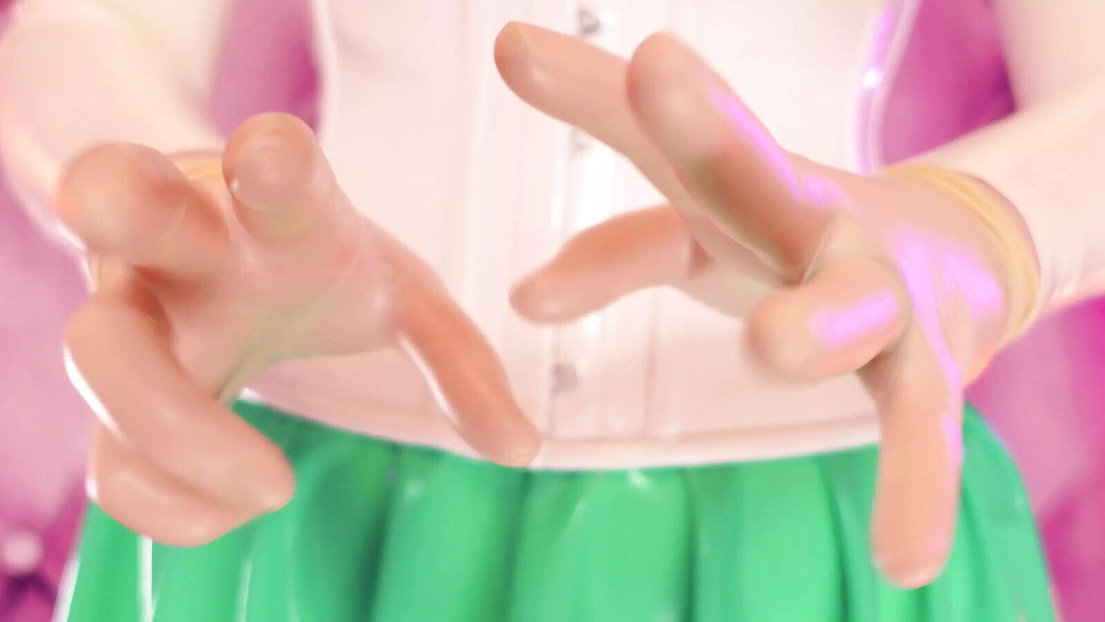 Latex sounding ASMR video: layers medical gloves... sexy MILF Grander