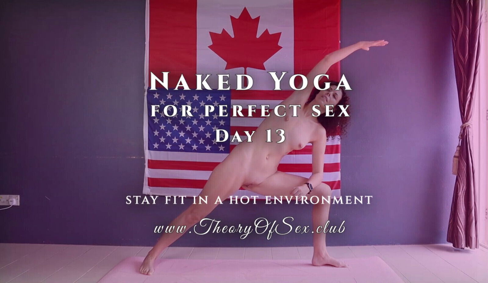 Naked YOGA perfect sex. Theory CLUB.