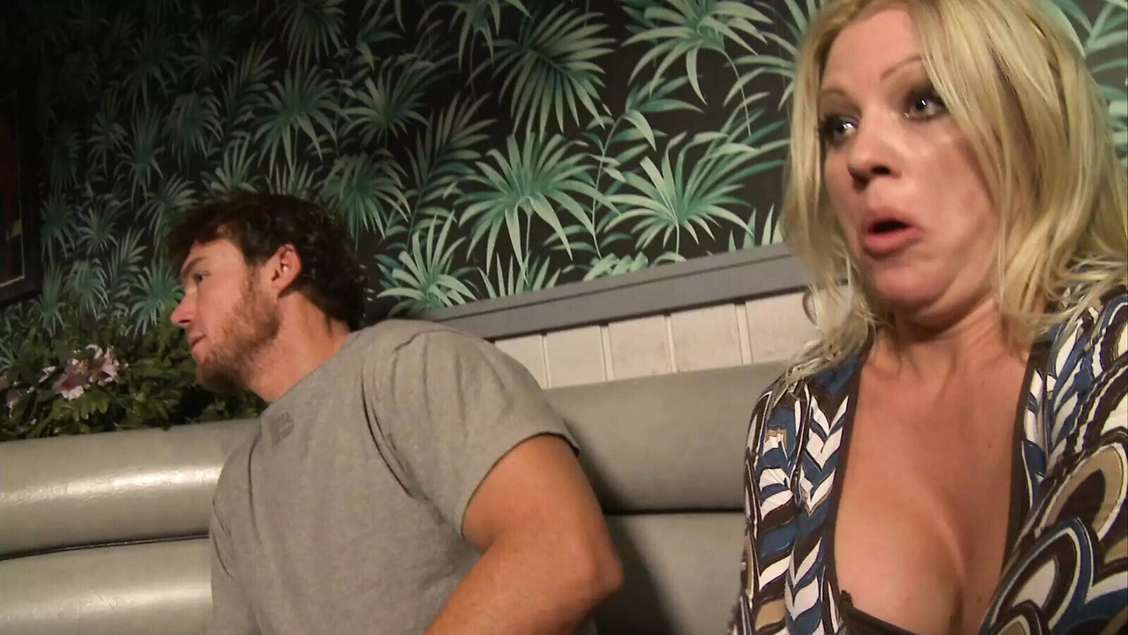 Naughty Couple Having Quickie Fancy Restaurant