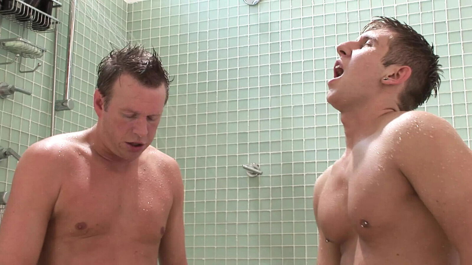 Adrianna Nicole Gets Down Knees Shower