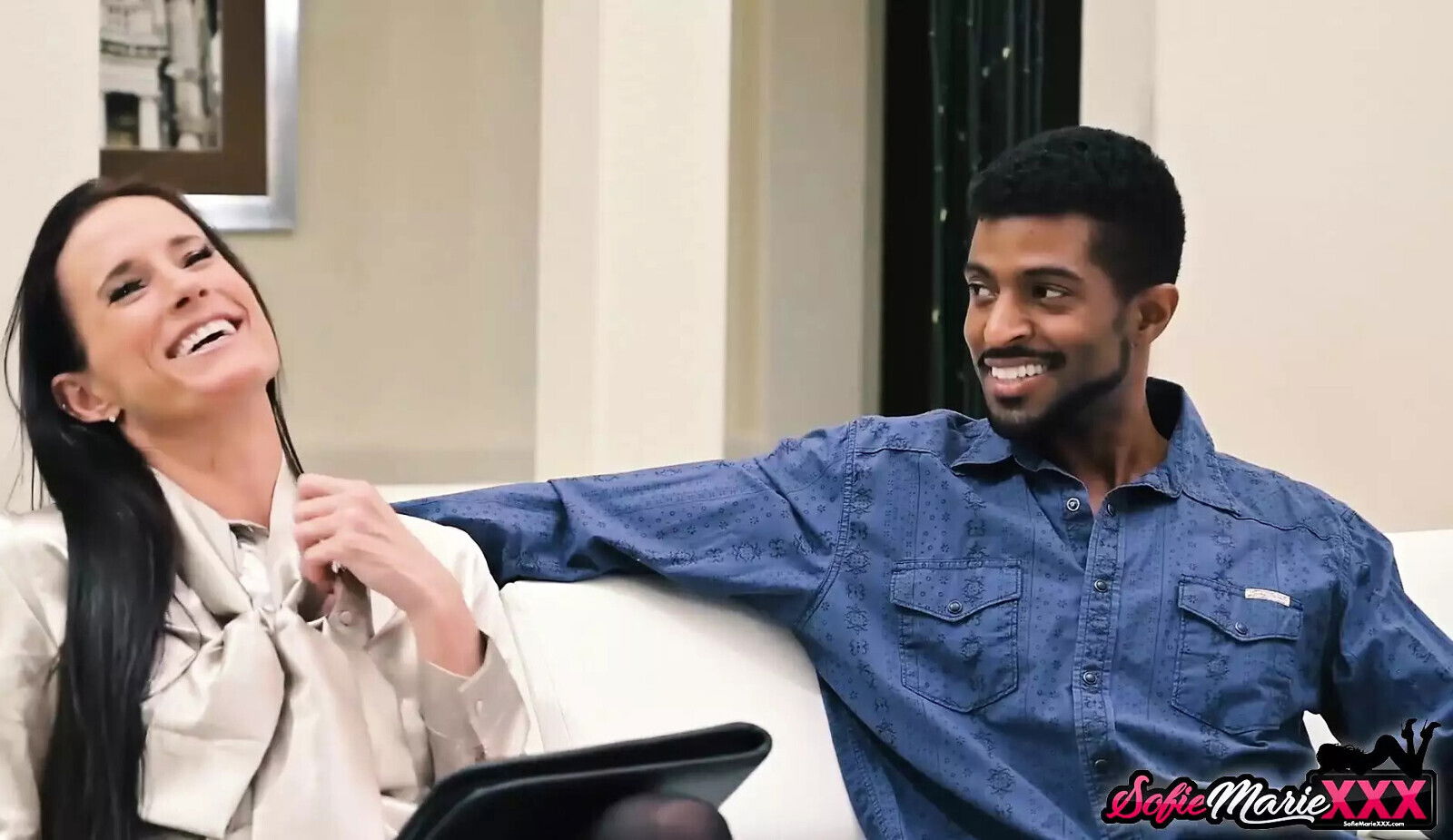 MILF Sofie Marie Rides After Seducing Hung Black Stud
