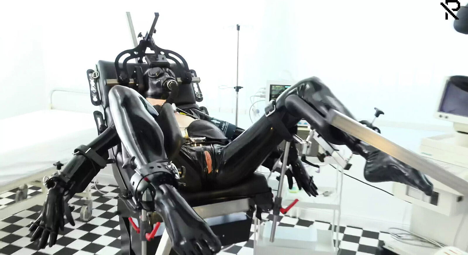 Examination fuck machine treatment