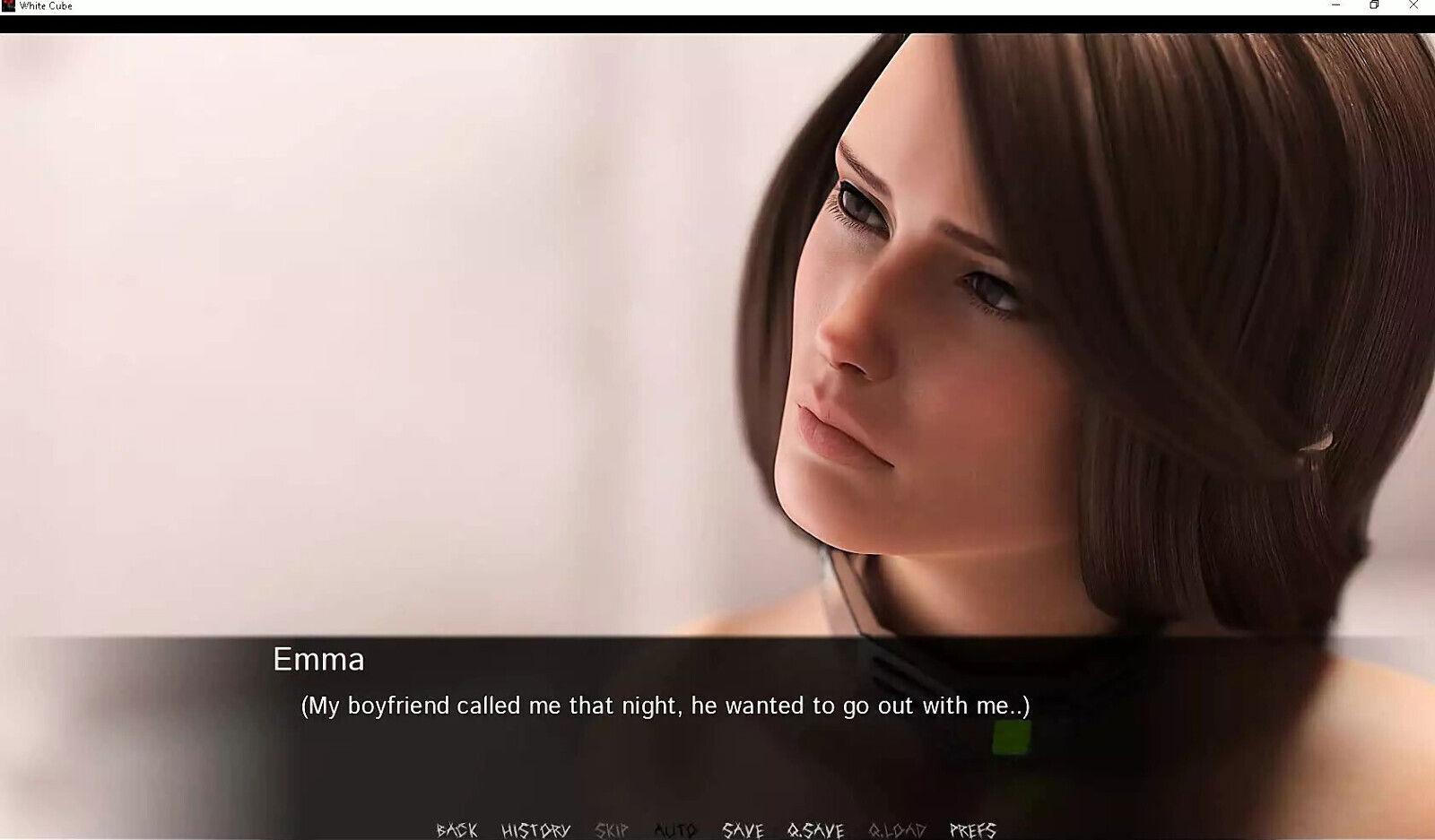 White Cube-Naughty little redhead