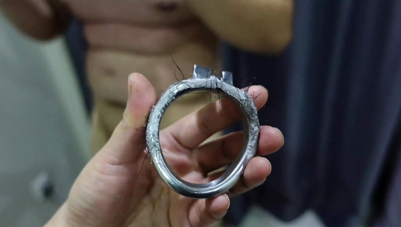 Chastity cage pain open