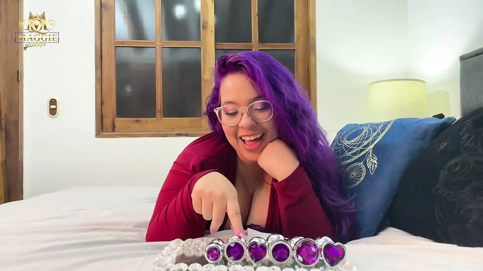 Trying toys before party