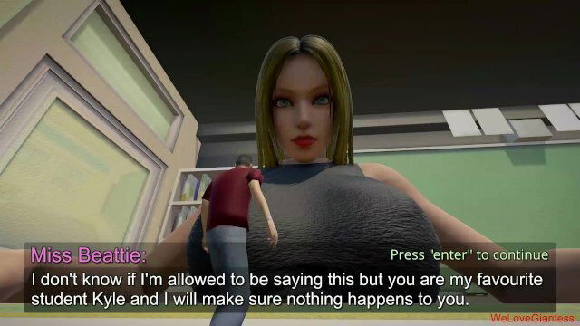 Back School (GIANTESS/SHRINKING GAME)