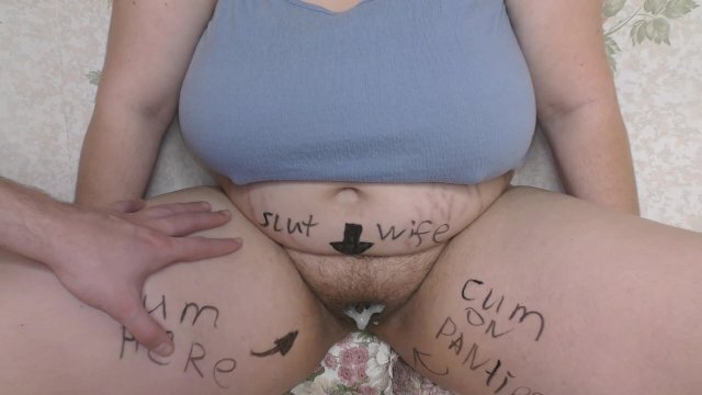 Cuckold hubby caught wife after cheating breeding session started jerk